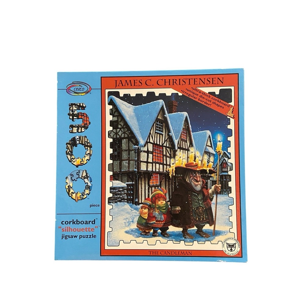 Ceaco James C Christensen The Candleman 500 Piece Corkboard Puzzle 1993